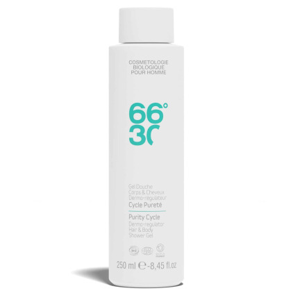 Gel Douche Corps et Cheveux Dermo-Régulateur - Cycle Pureté - 250 ml 66°30