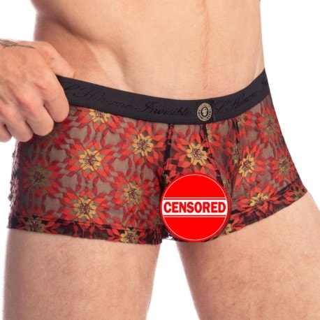 L'Homme invisible Shorty Hipster Push-Up Mandala Rouge
