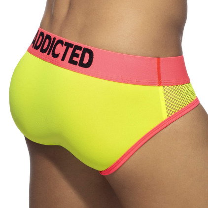 Slip Neon Mesh Jaune Fluo Addicted
