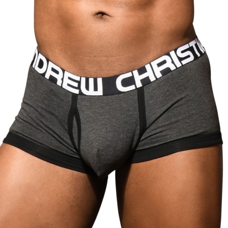 Naked Men's Active Silver Boxer Brief, Grey, Large 