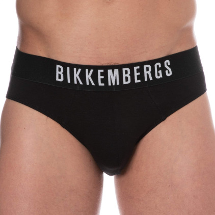 Lot de 2 Slips Coton Noirs Bikkembergs