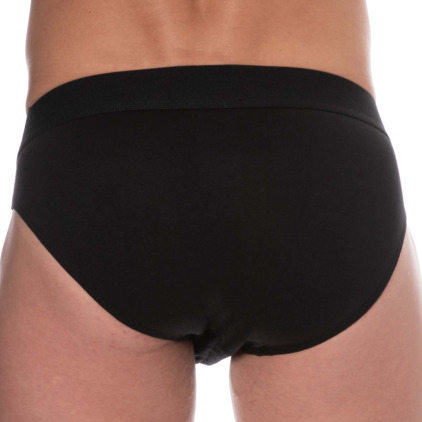 Lot de 2 Slips Coton Noirs Bikkembergs