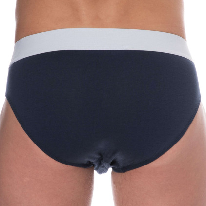 Lot de 2 Slips Coton Bleu Marine Bikkembergs