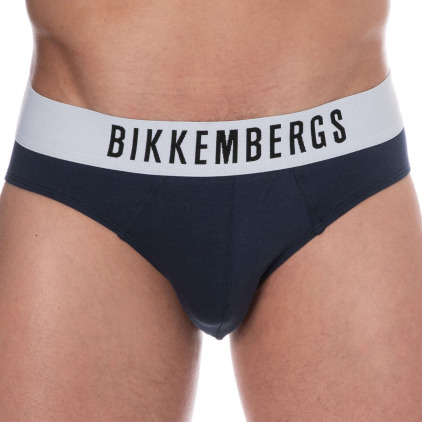 Lot de 2 Slips Coton Bleu Marine Bikkembergs