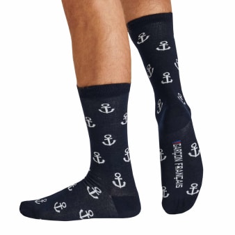 Chaussettes Basses Ancres Coton Garçon Français
