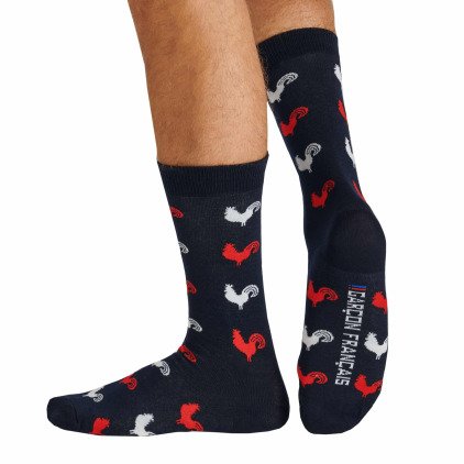 Chaussettes Coq Gaulois Garçon Français