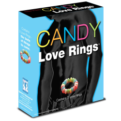 3-Pack Candy Love Rings
