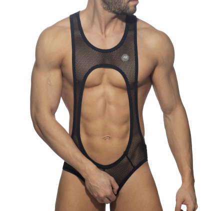 Body Empty Bottom Sexy Mesh Noir Addicted