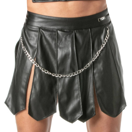 Jupe Gladiateur Kinky Noire TOF Paris