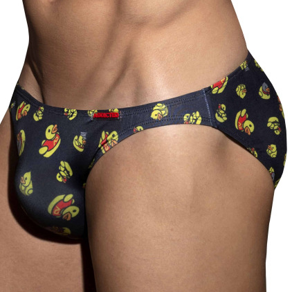 Slip Bikini AD Duckies Noir