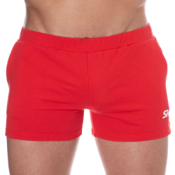 SKU Cotton Sport Shorts - Red
