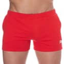SKU Cotton Sport Shorts - Red