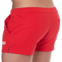 Short de Sport Coton Rouge SKU