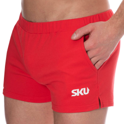 Short de Sport Coton Rouge SKU