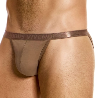 Slip Tanga Antibactérien Chair Foncée Modus Vivendi