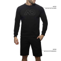 Short Coton Recyclé Noir Addicted