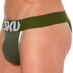 Slip Tanga Logo Coton Kaki SKU