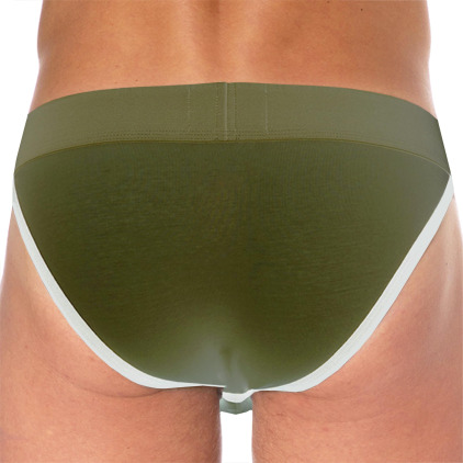 Slip Tanga Logo Coton Kaki SKU