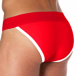 Slip Tanga Logo Coton Rouge SKU