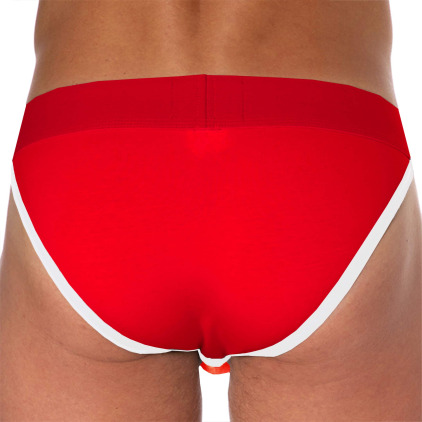 Slip Tanga Logo Coton Rouge SKU