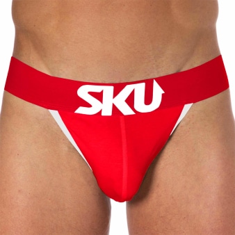Jock Strap Logo Coton Rouge SKU