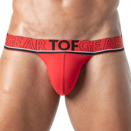 Slip Tanga Champion Rouge TOF Paris