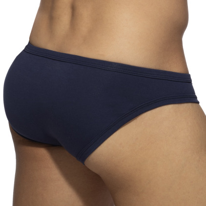 Lot de 3 Slips Bikini Basic Bleu Marine Addicted
