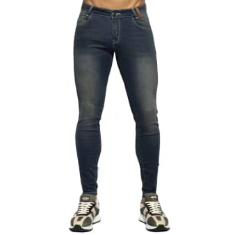 Pantalon Jeans Slim Fit Bleu Marine ES Collection