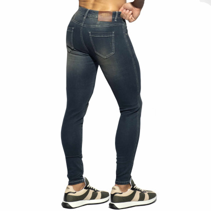 Pantalon Jeans Slim Fit Bleu Marine ES Collection