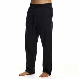 Pantalon en Lin Noir Modus Vivendi