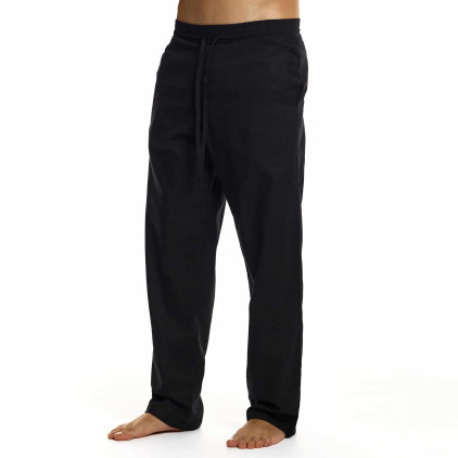 Pantalon en Lin Noir Modus Vivendi