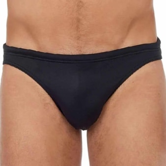 Slip de Bain Micro Sea Life Noir HOM