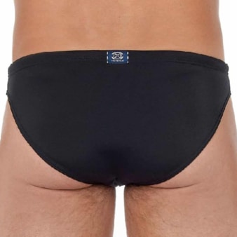 Slip de Bain Micro Sea Life Noir HOM