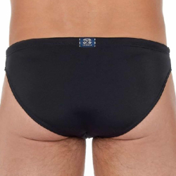 Slip de Bain Micro Sea Life Noir HOM