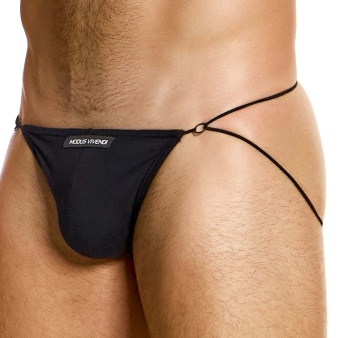 Jock Strap Ficelle Antibactérien Noir Modus Vivendi