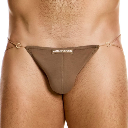 Jock Strap Ficelle Antibactérien Chair Foncée Modus Vivendi