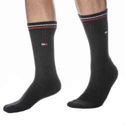 Lot de 2 Paires de Chaussettes Sport Iconic Noires Tommy Hilfiger