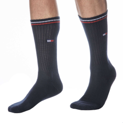 Lot de 2 Paires de Chaussettes Sport Iconic Bleu Marine Tommy Hilfiger
