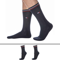 Lot de 2 Paires de Chaussettes Sport Iconic Bleu Marine Tommy Hilfiger