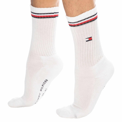 Lot de 2 Paires de Chaussettes Sport Iconic Blanches Tommy Hilfiger
