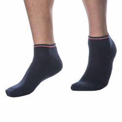 Lot de 2 Paires de Socquettes Sneaker Iconic Bleu Marine Tommy Hilfiger