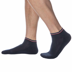 Lot de 2 Paires de Socquettes Sneaker Iconic Bleu Marine Tommy Hilfiger