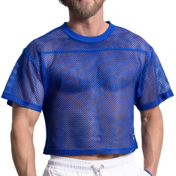 T-Shirt Crop Practice Bleu Roi Bike