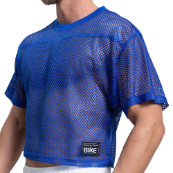 T-Shirt Crop Practice Bleu Roi Bike