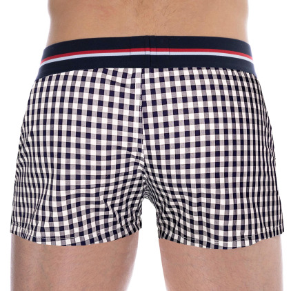 Caleçon Coton Vichy Bleu Marine SKU