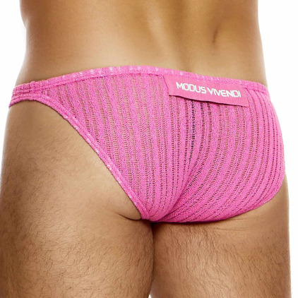 Slip Low Cut Striped Crochet Rose Modus Vivendi