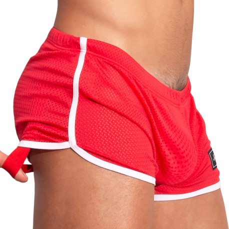 The Pack Short Jock Mesh Icon Rouge