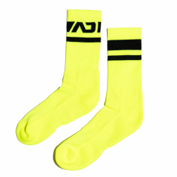 Chaussettes AD Neon Jaune Fluo Addicted