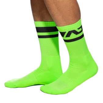 Chaussettes AD Neon Vert Fluo Addicted