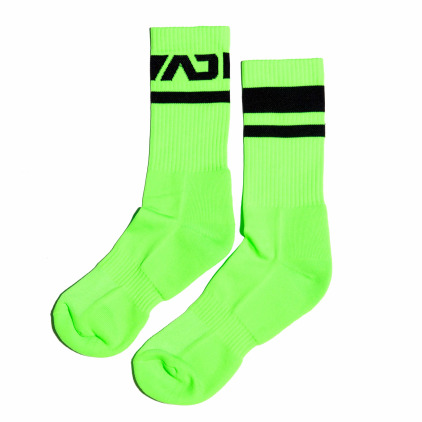 Chaussettes AD Neon Vert Fluo Addicted